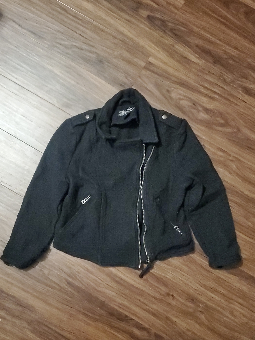 Lucky Brand Black Women's Moto Bomber Jacket